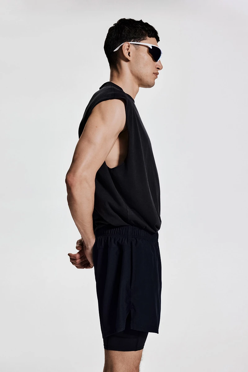 Double-Layered Sports Shorts with DryMove™