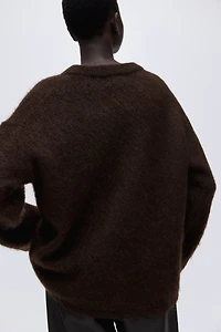 Oversized Mohair-Blend Sweater