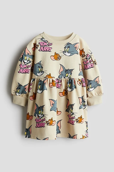 Robe imprimée en molleton