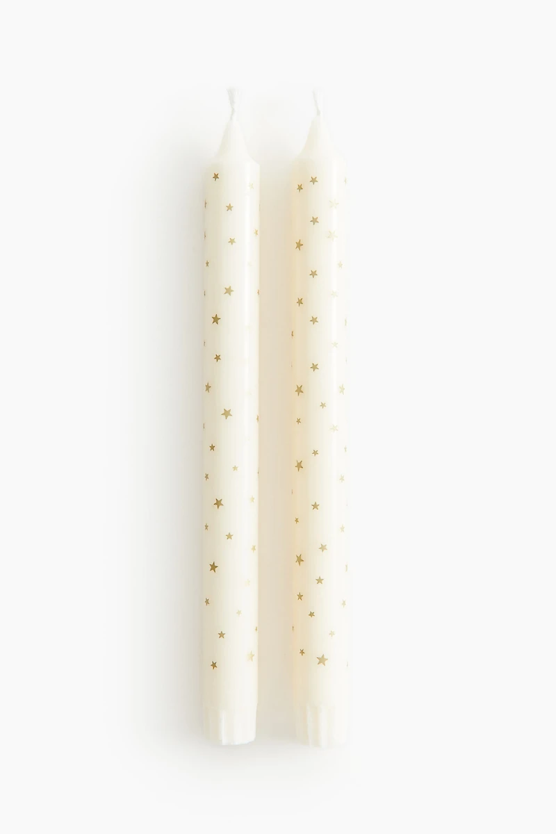 2-pack Patterned Candles