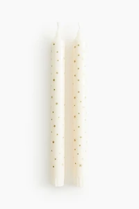 2-pack Patterned Candles