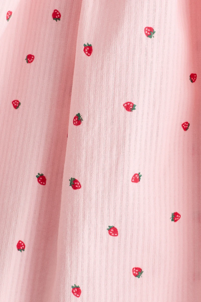 Patterned Seersucker Dress