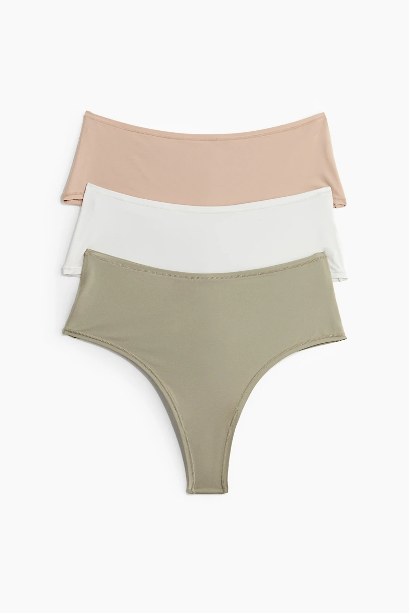 Lot de 3 culottes Brazilian en microfibre