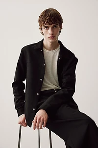 Regular Fit Napped Overshirt