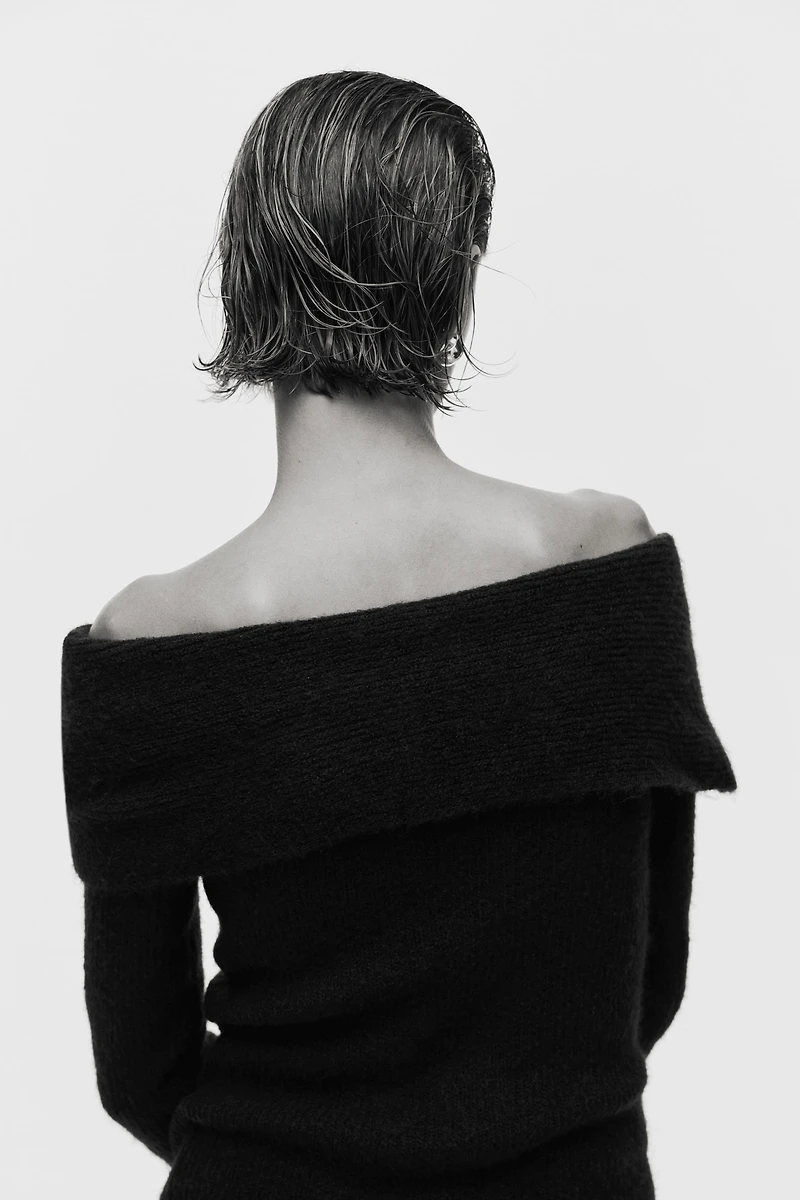 Off-the-Shoulder Sweater