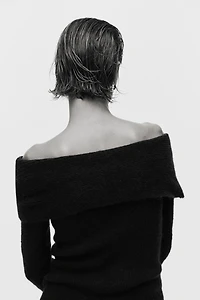 Off-the-Shoulder Sweater