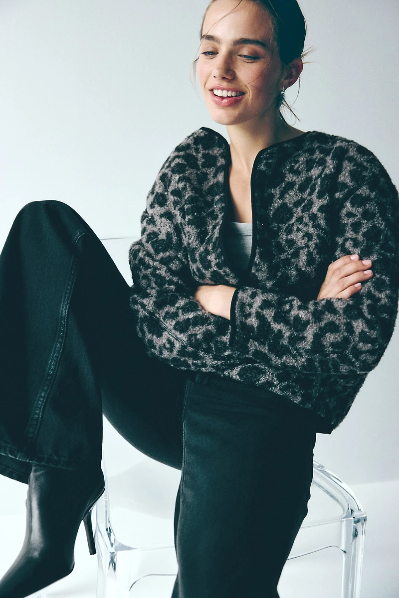 Veste à motif en polar