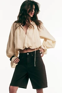 Denim Bermuda Shorts