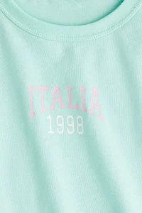 T-Shirt with Printed Motif