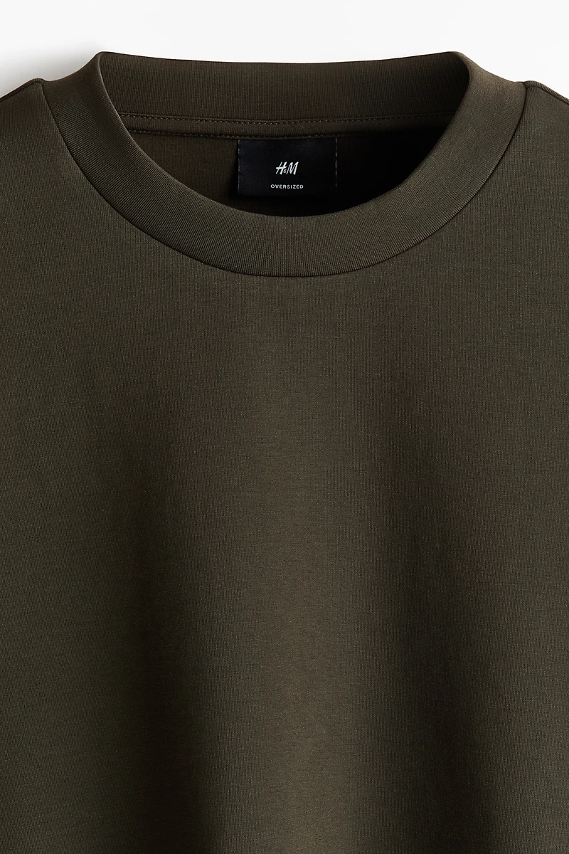 Oversized-Fit Scuba T-Shirt