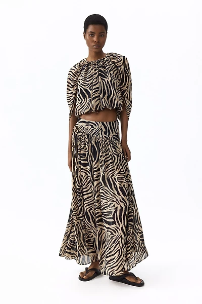 Chiffon Maxi Skirt