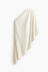 Haut asymétrique en satin