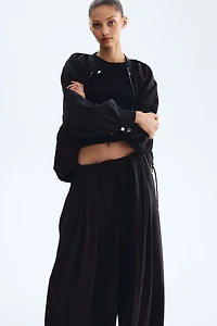 Balloon-Leg Modal Pants