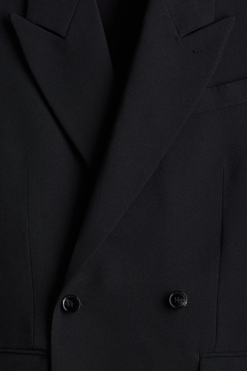 Relaxed-Fit Double-Breasted Blazer