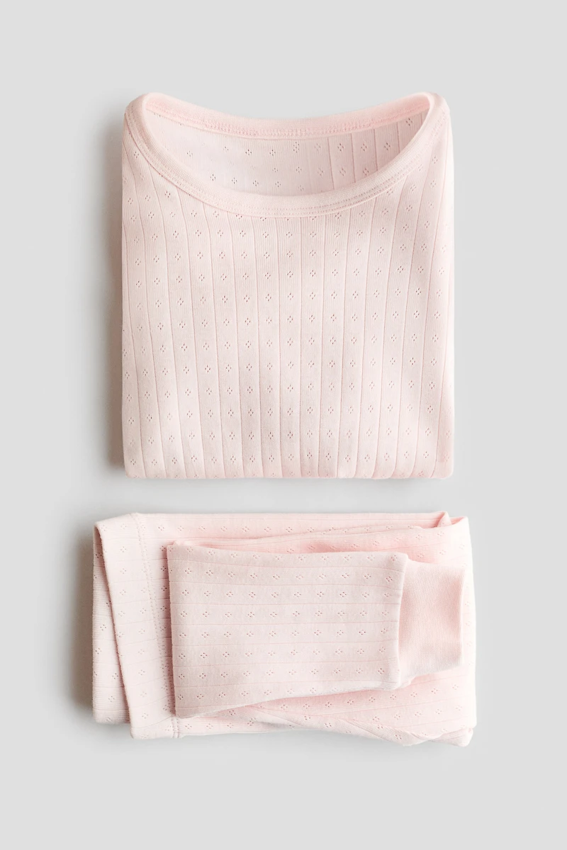Cotton Pointelle Pajamas