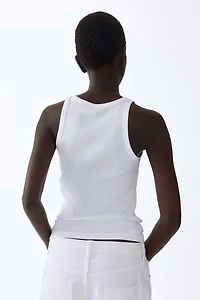 Ribbed Cotton Tank Top