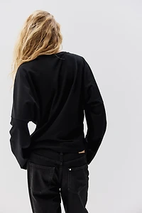 Long-Sleeved Cotton Top