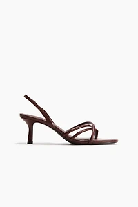Heeled Leather Sandals