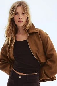 Pointelle Jersey Top