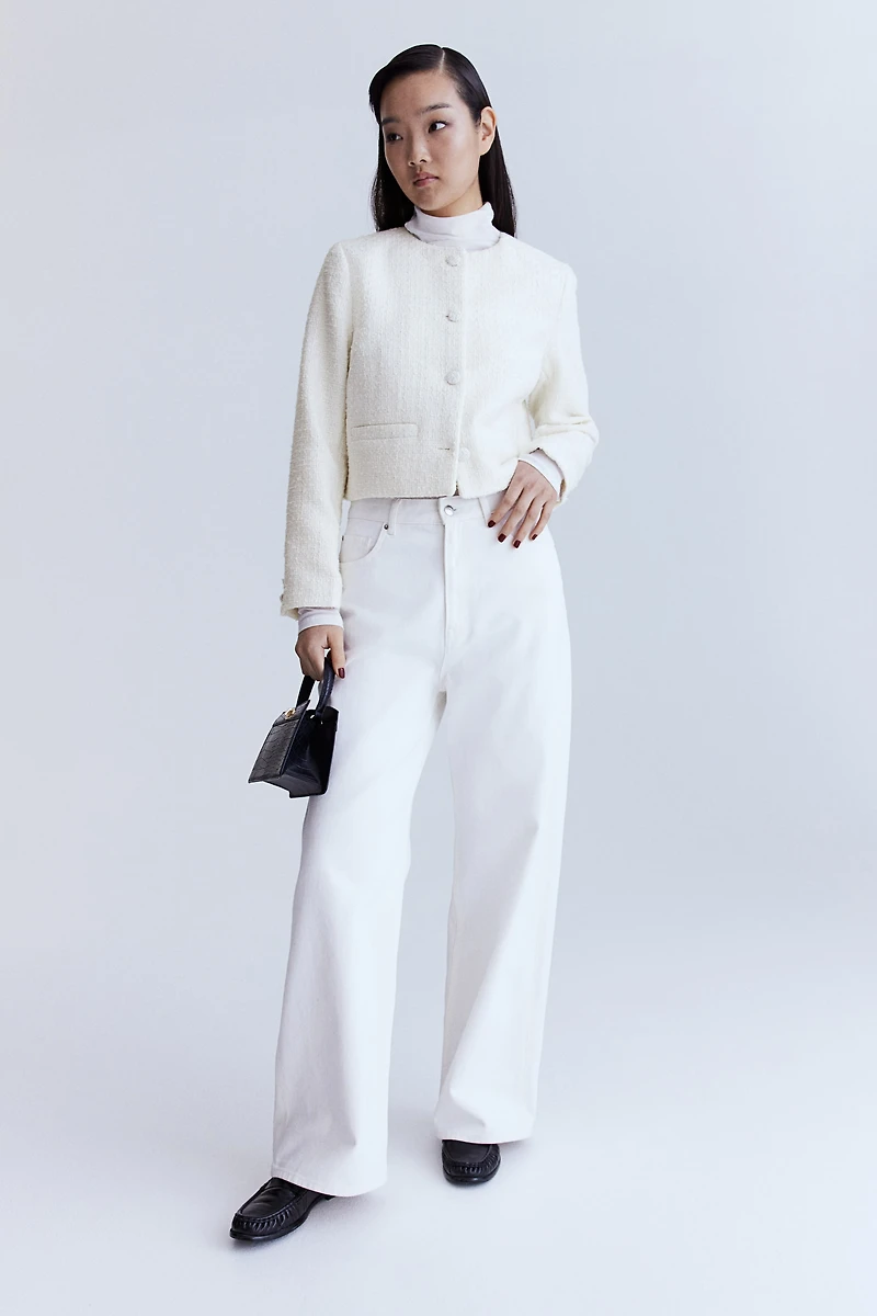 Veste en tissu bouclette