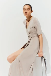 Robe d'allaitement MAMA croisée