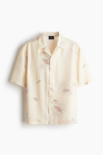 Regular-Fit Lyocell-Blend Resort Shirt