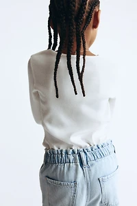 Relaxed Paper Bag Jeans