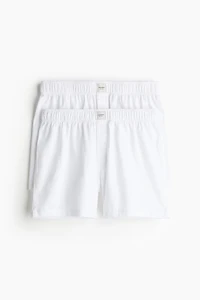 Lot de 2 caleçons en satinette coton