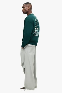 Oversized Printed Sweatshirt