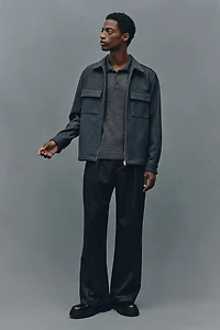 Slim Fit Wool Polo Shirt