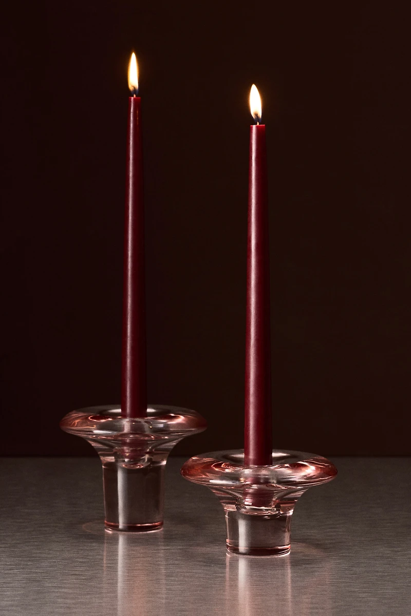 Glass Candleholder