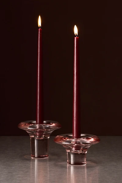 Glass Candleholder