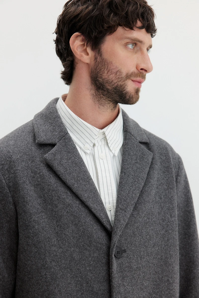 Single-Breasted Coat