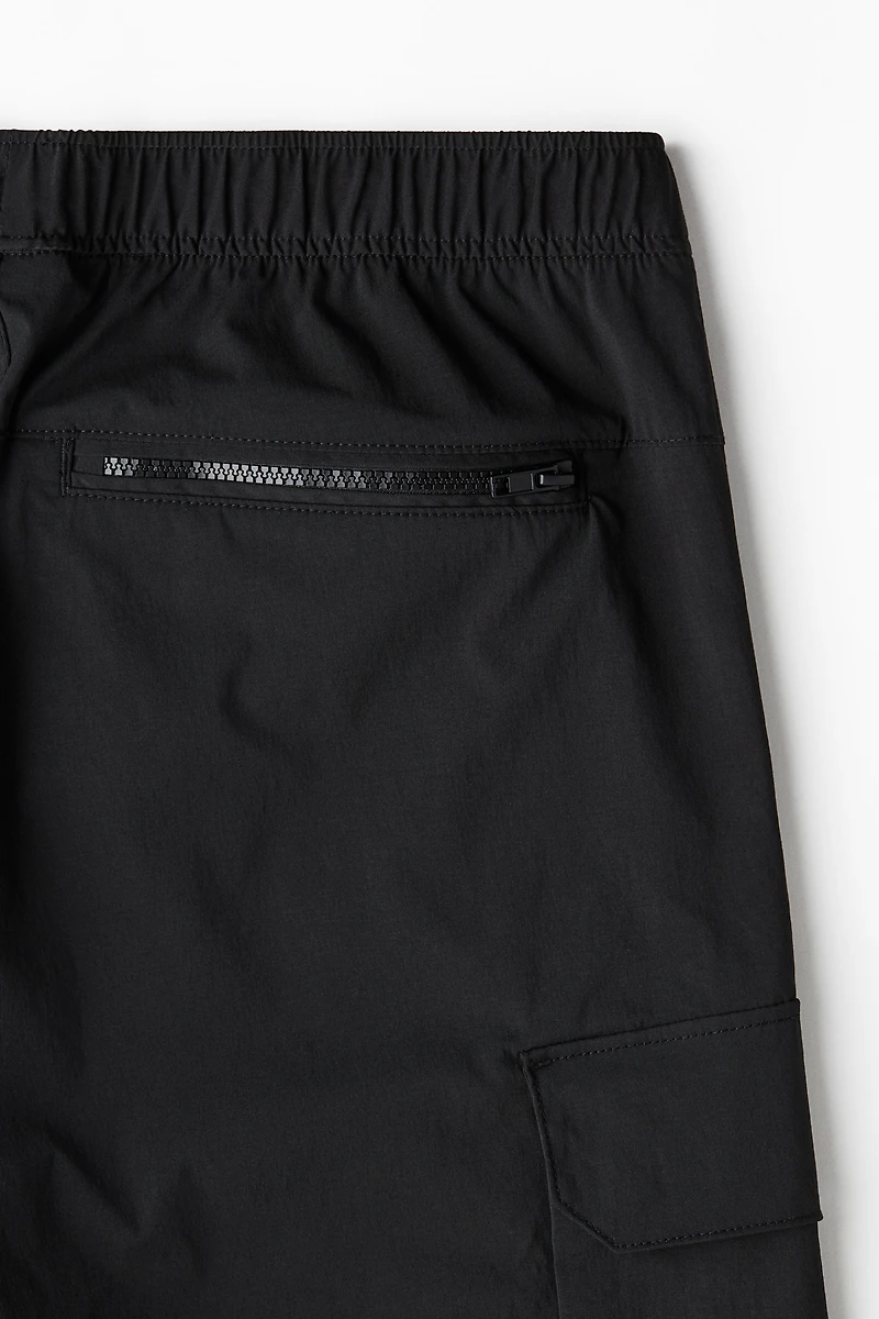 Regular-Fit Nylon Cargo Pants