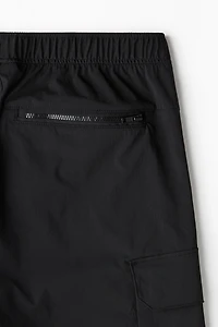 Regular-Fit Nylon Cargo Pants