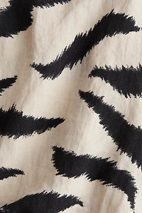 Chemise courte et imprimée