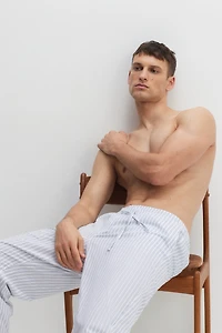 Relaxed-Fit Poplin Pants