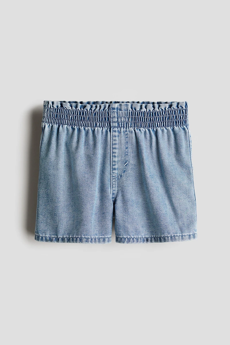 Loose Fit Denim Shorts