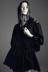 Blouse with Pintucks