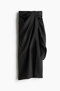 Knot-Detail Maxi Skirt