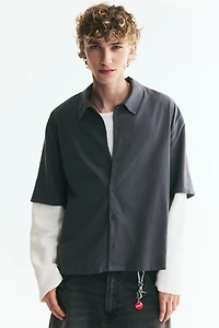 Relaxed-Fit Layered Shirt