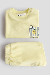 Ensemble 2 pièces en tissu éponge