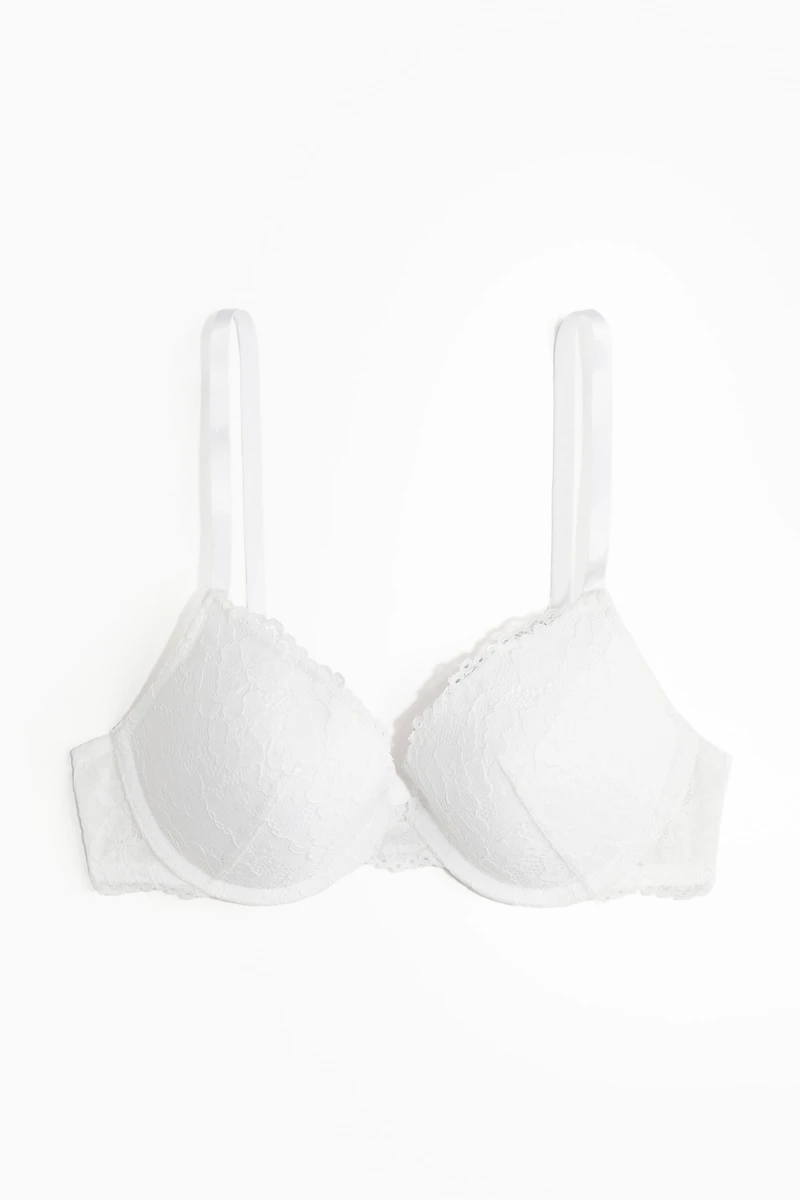 Soutien-gorge pigeonnant en dentelle