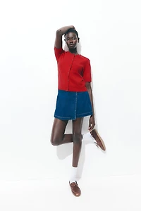 Short-Sleeved Cardigan