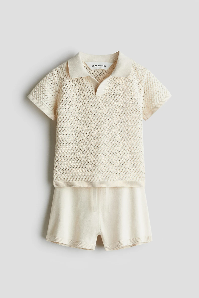 2-Piece Cotton-Knit Set