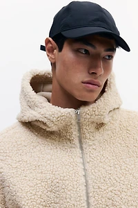 Veste à capuche ample en polar