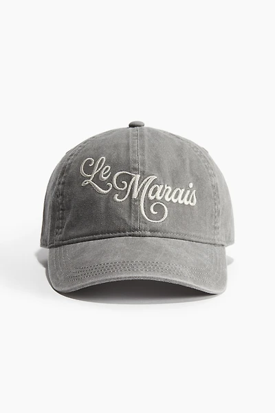Casquette en coton avec motif
