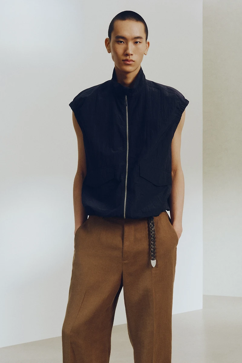 Loose-Fit Linen Pants