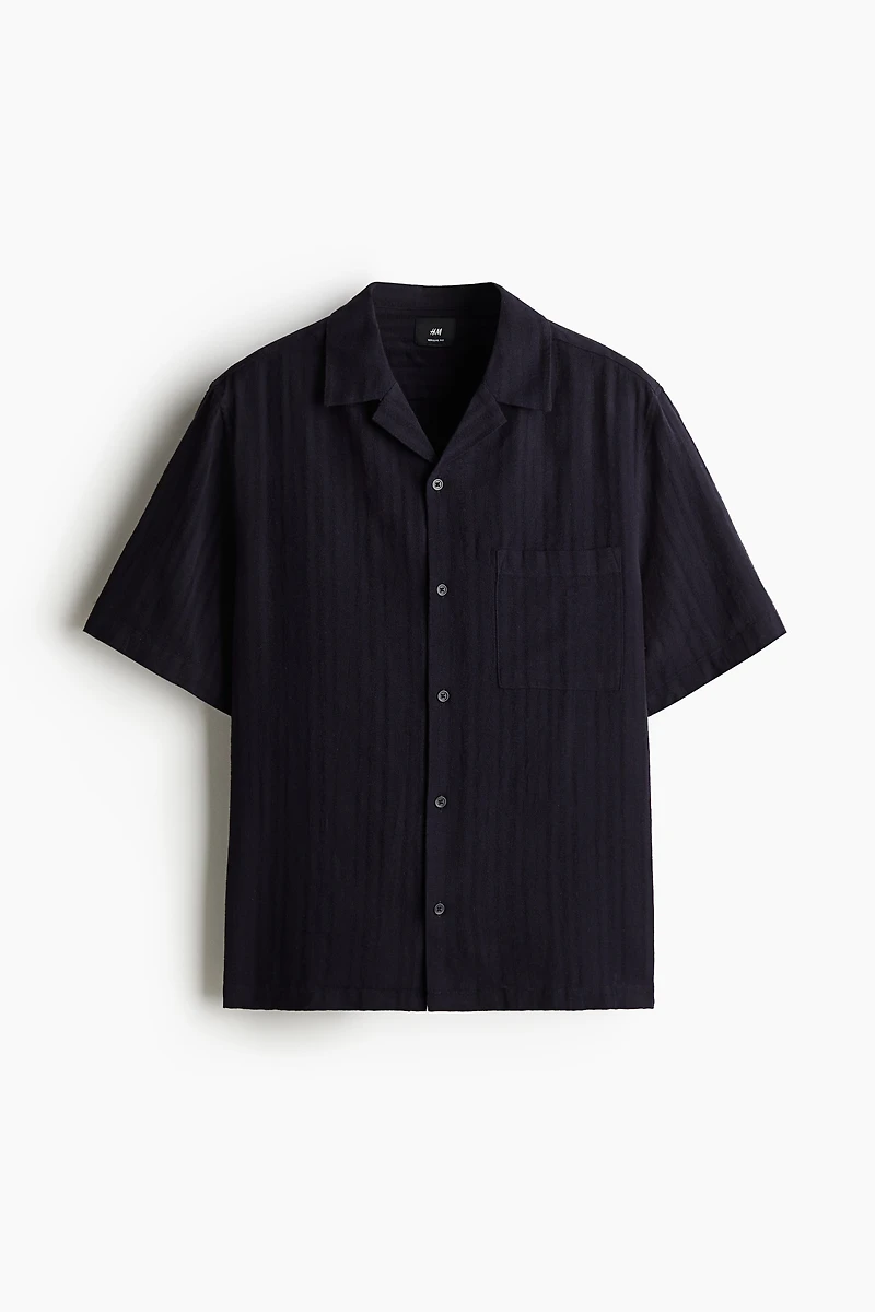 Regular-Fit Linen-Blend Resort Shirt