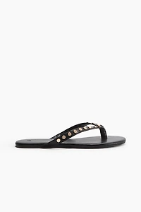 Studded Flip-Flops